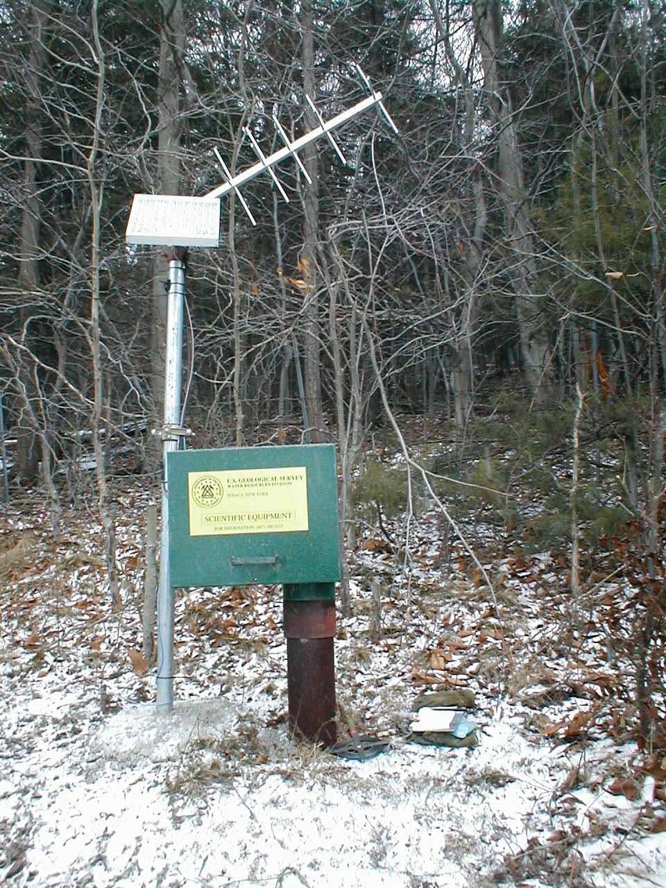 Photo of station on LOCAL NUMBER, BM-129, NEAR CASTLE CREEK NY
