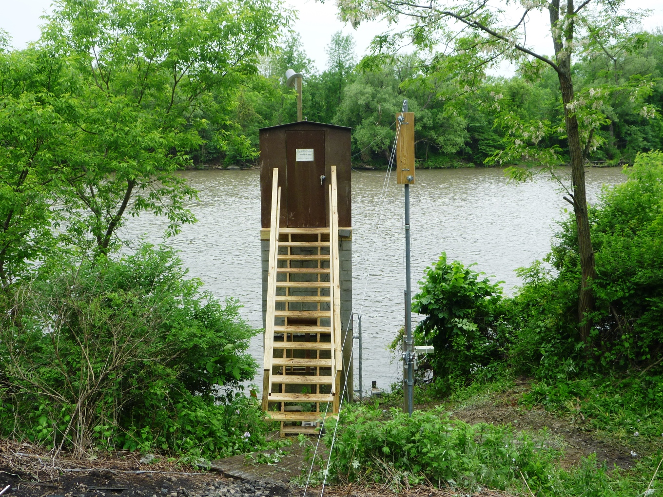 Photo of station on MOHAWK RIVER NEAR LITTLE FALLS, NY