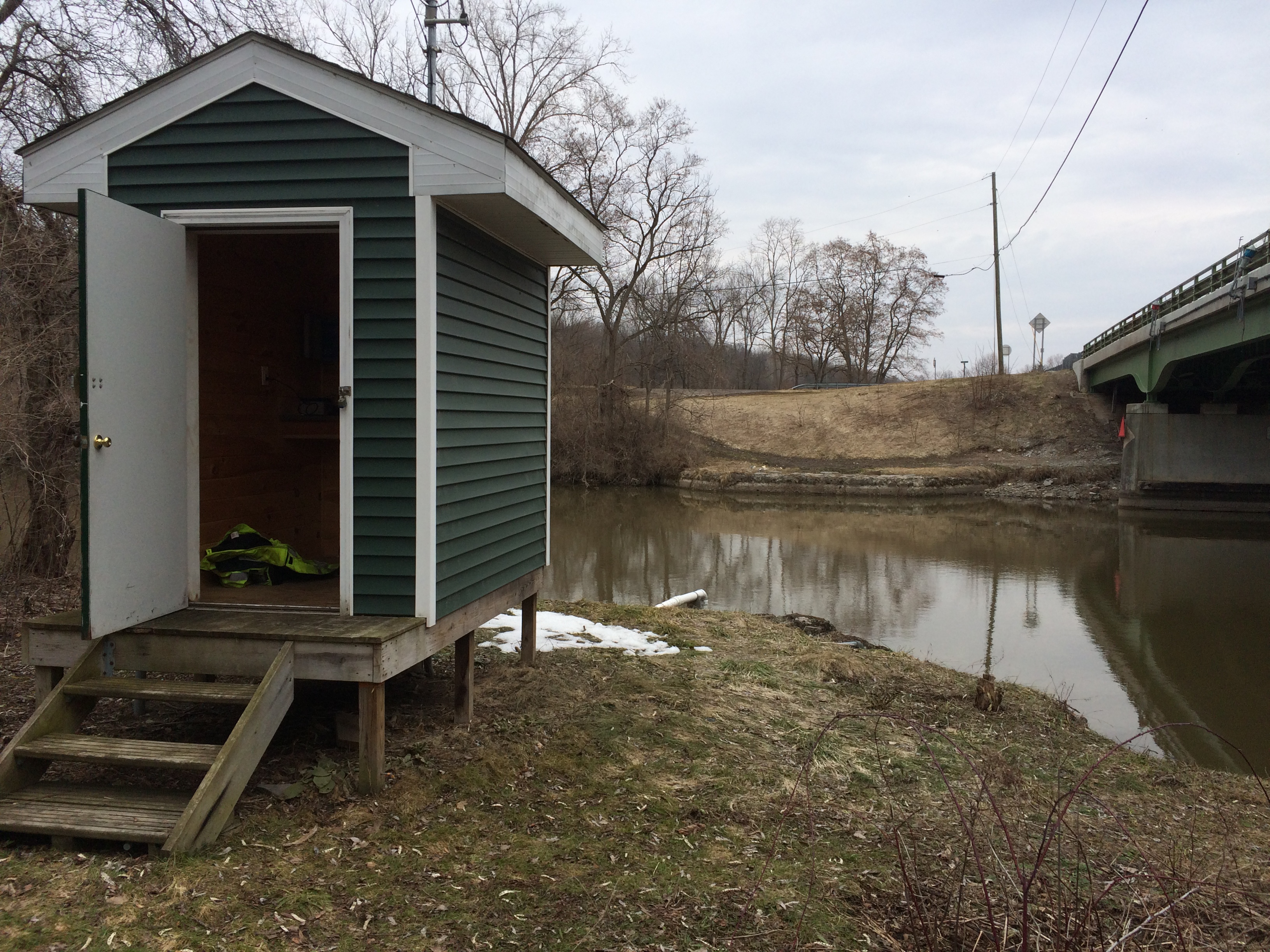 Photo of station on SENECA RIVER NEAR SENECA FALLS, NY