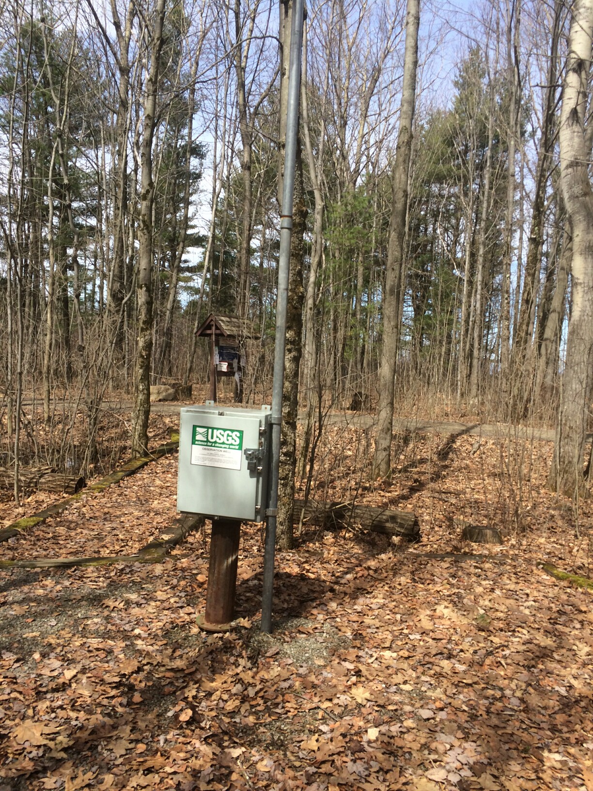 Photo of station on SY-722, IN FINGER LAKES NATIONAL FOREST, NEAR REYNOLDSVILLE, NY